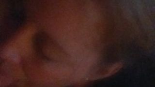 Ex girlfriend sucks cock and balls